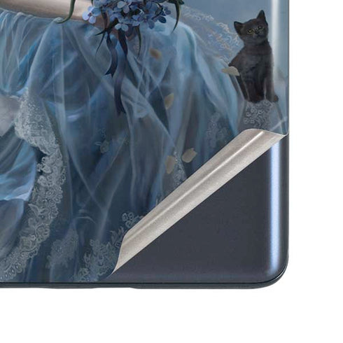 Fairy with Black Cat Sitting on Moon by Nene Thomas Galaxy S20 Fan Edition Skin